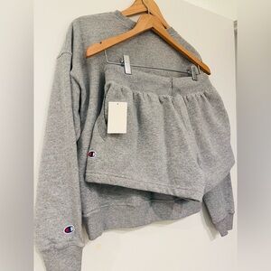 New Champion Heather Gray Lounge Set BNWT